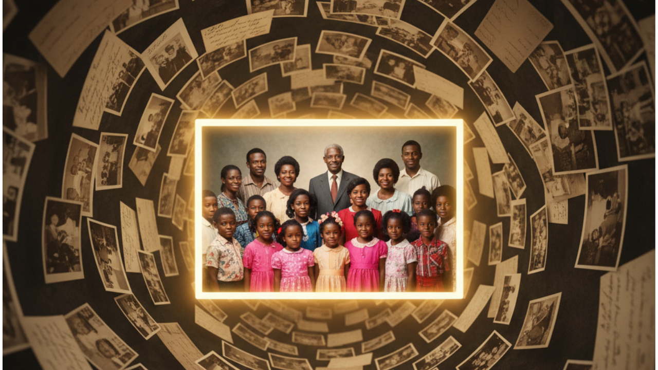 Family memories background